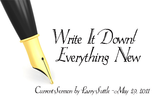 Write it down Everything New